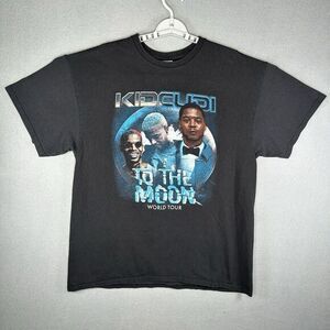 Kid Cudi T Shirt Mens‎ XL Black To The Moon World Tour Hip Hop Delta Pro Weight